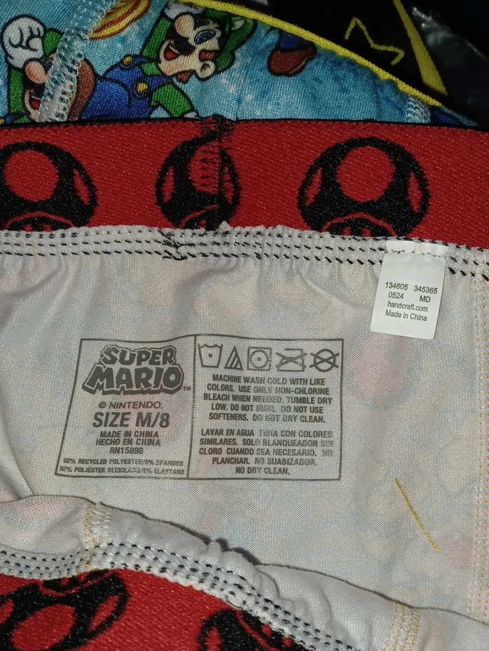 Bundle Of 7 Boxer Briefs Size 8